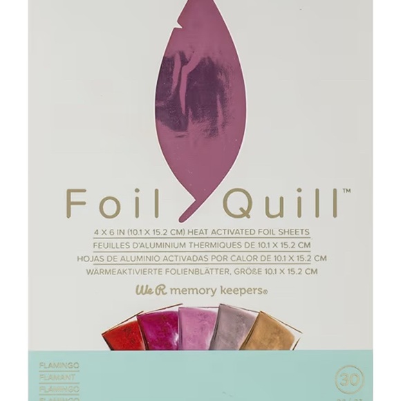 We R Memory Keepers Freestyle Foil Quill W/ Assorted Hot Foil Sheets and Rolls - Picture 4 of 13